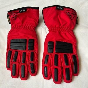 Triumph Red and Black Gloves